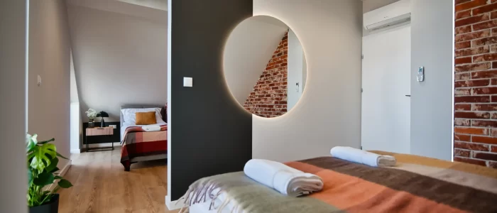 Apartment for 11 - main bedroom - all beds in that room