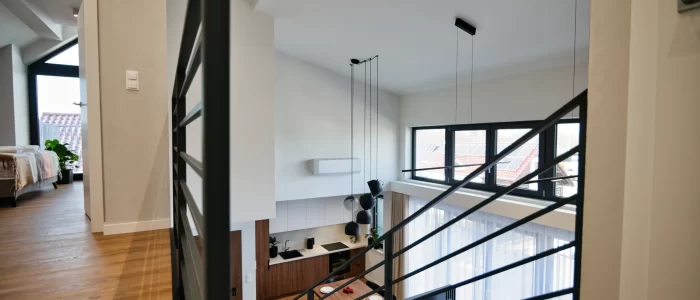 Apartment for 11 - high ceiling